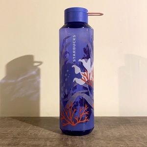 Starbucks Summer Coral Reef Plastic Reusable Tumbler Water Bottle Summer 2021